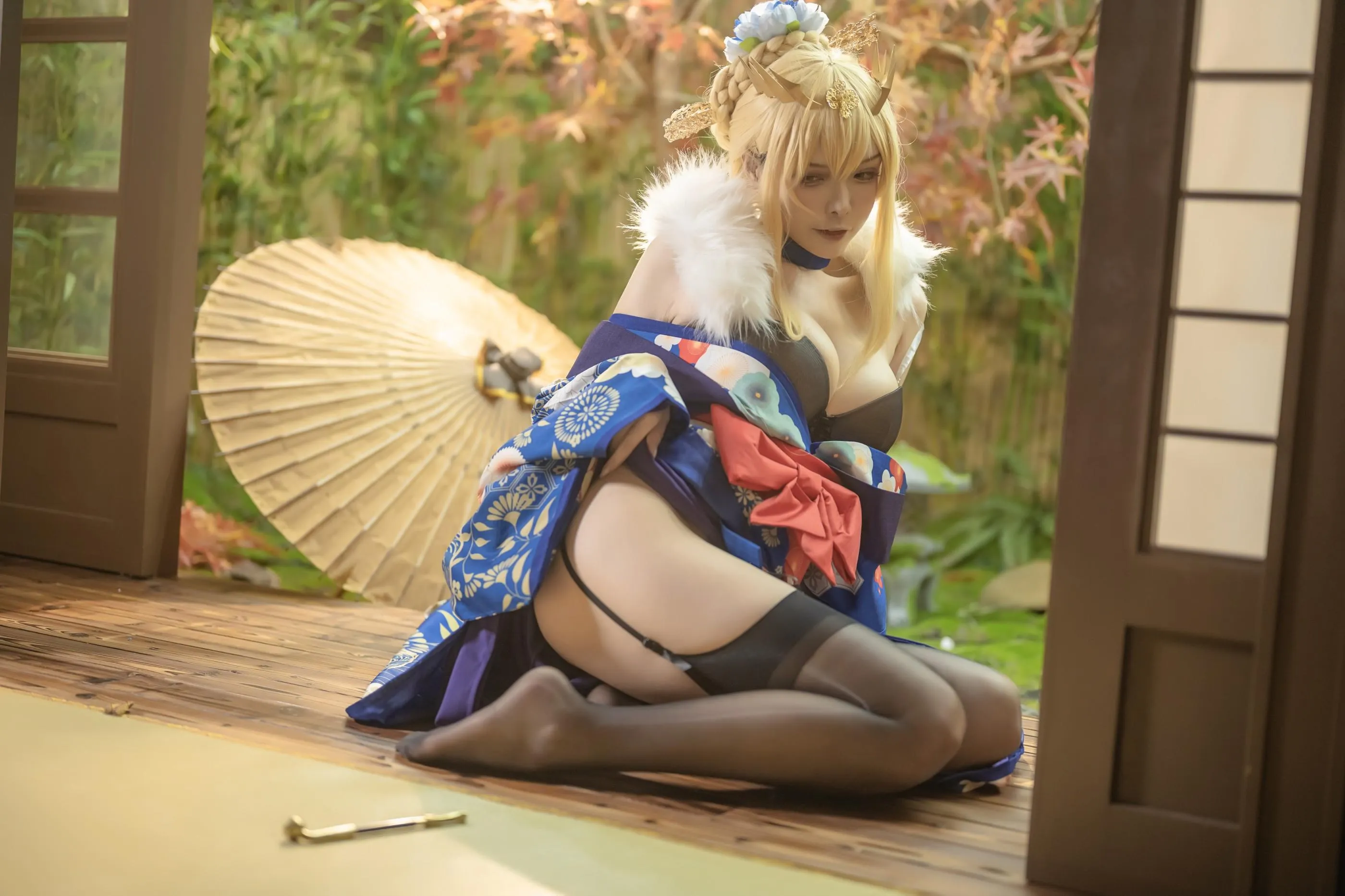 秋和柯基 – NO.056 白枪呆 同人和服 [46P]插图7